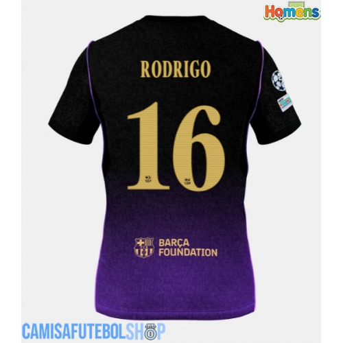 Camisa de time de futebol Barcelona Rodri Hernandez #16 Replicas 2º Equipamento 2026-27 Manga Curta
